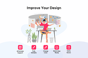 Nairobi Remote Work Illustration, an Illustration by graphicsauce (Thumbnail 3 of 6)