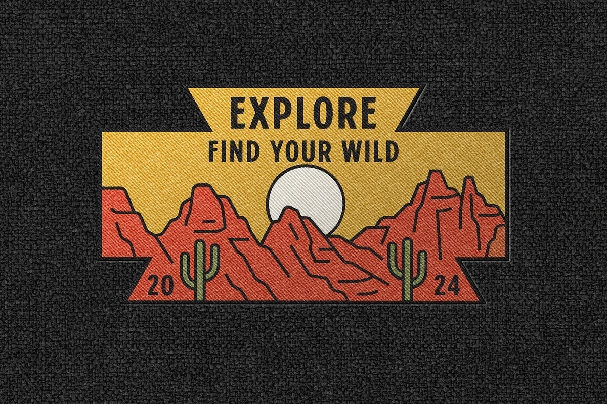 Outdoor Badge, a Decorative Illustration by Skilline Supply Co. (Photo 8 of 10)