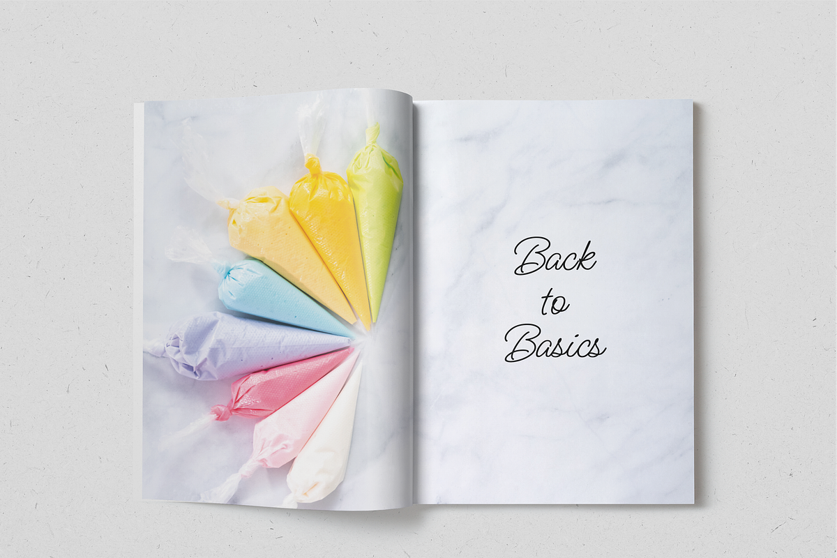 Modern Baking Recipe Book, a Magazine Template by SonaGeciova (Photo 4 of 18)