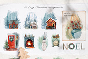 COZY&FROSTY Watercolor set, a Decorative Illustration by Lemaris (Thumbnail 3 of 6)