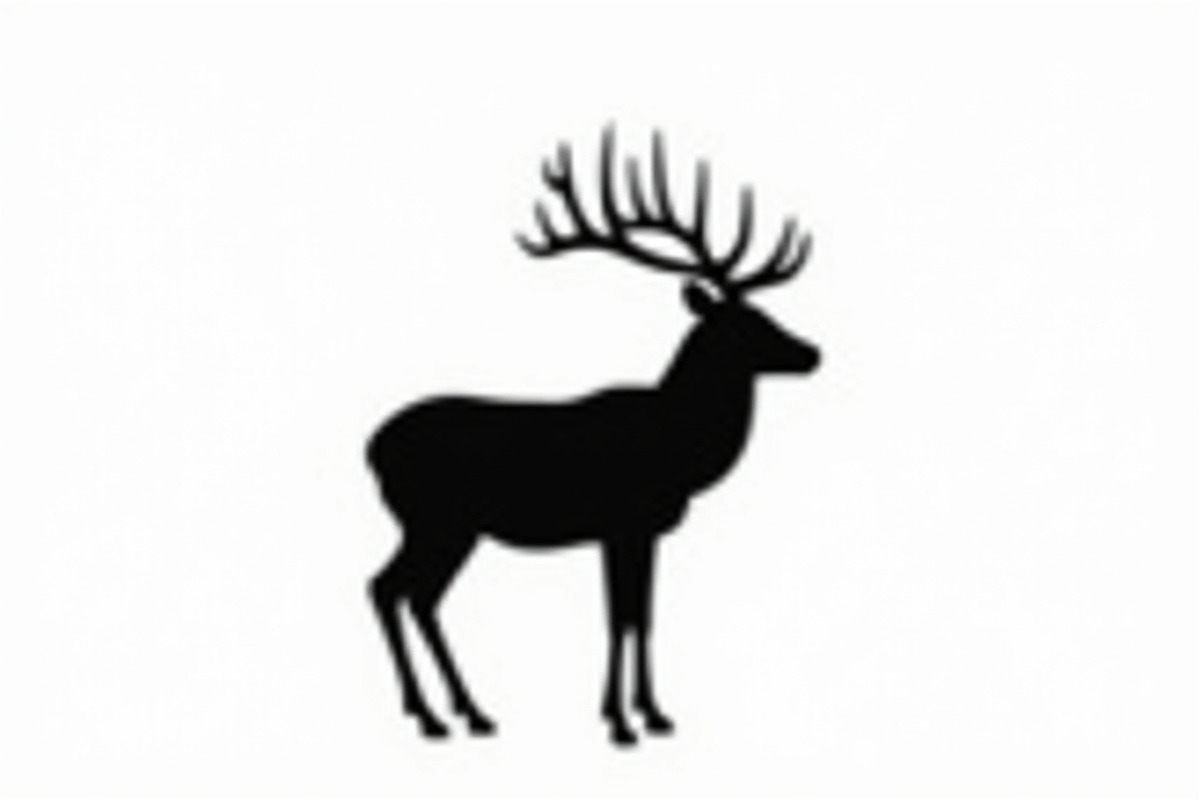 Rustic Deer Silhouette Bundle, an Illustration by Gfx_Store (Photo 4 of 7)
