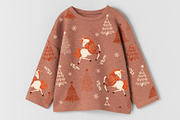 Christmas unicorn vector. Pattern, an Animal Illustration by StudioLondon (Thumbnail 1 of 3)