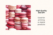 Macaron Patisserie Seamless Patterns, a Pattern Graphic by Anna Design Studio (Thumbnail 4 of 6)