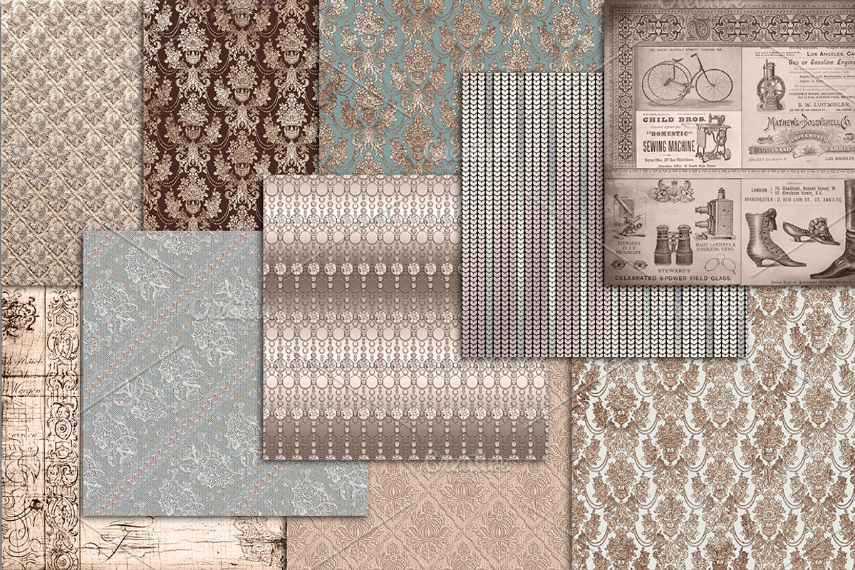 VINTAGE TEXTURE BACKGROUNDS, a Texture Graphic by Area (Photo 2 of 10)