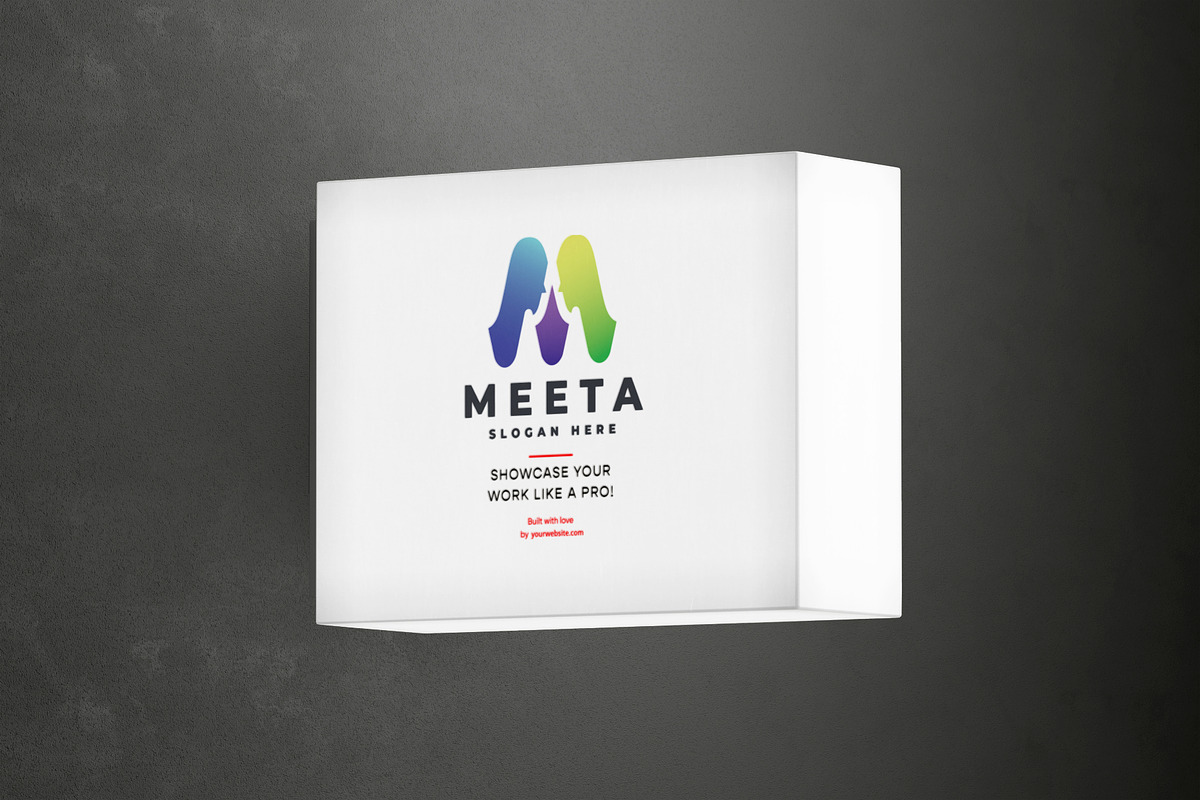 Meeta People Letter M Logo, a Branding & Logo Template by Design_Planet (Photo 2 of 2)