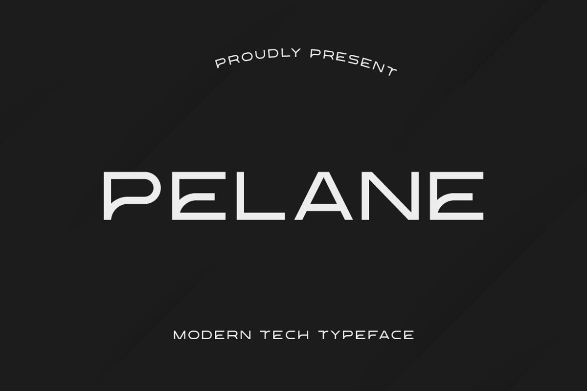 Pelane – Clean Tech Modern Typeface, a Sans Serif Font by Artiveko (Photo 1 of 8)