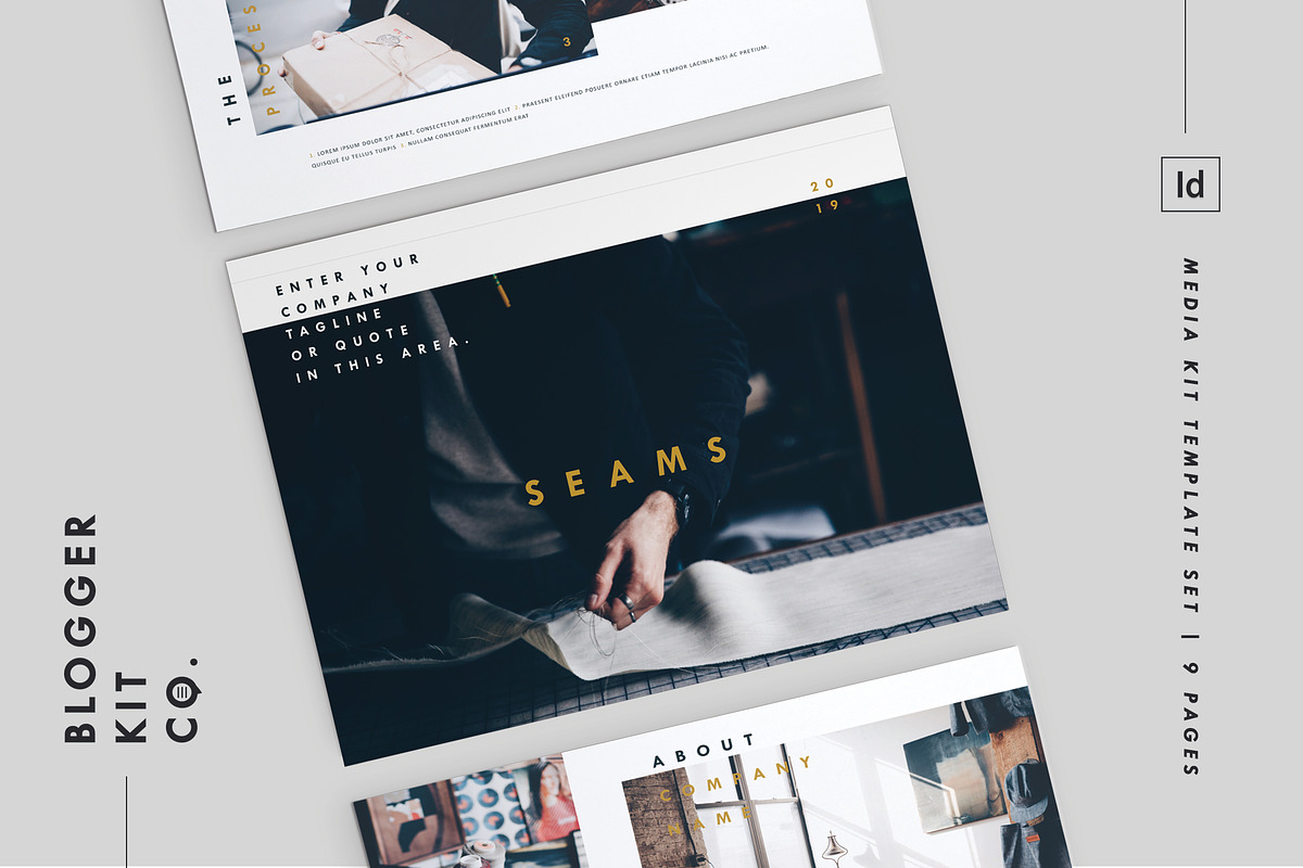 Blog Media Kit + Sponsorship | 9 Pgs, a Resume Template by Blogger Kit Co. (Photo 5 of 5)