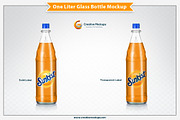 One Liter Glass Bottle Mockup, a Product Mockup by Plus Media (Thumbnail 7 of 7)