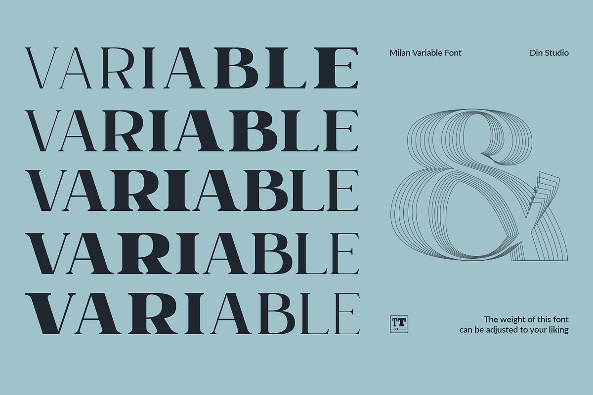Milan-Serif Font Family, a Serif Font by din-studio.com (Photo 10 of 11)