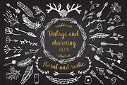 Floral and rustic elements pack, an Object Graphic by mcherevan (Thumbnail 1 of 9)