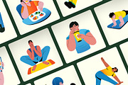 Animated Fitness and Health Illustra, a Healthcare Illustration by Brickclay (Thumbnail 4 of 5)