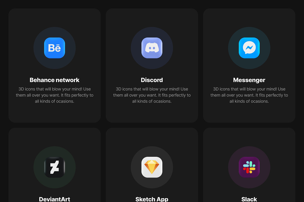 3D Icon Pack for Figma & Blender, a Solid Icon by VladTyzun (Photo 6 of 6)
