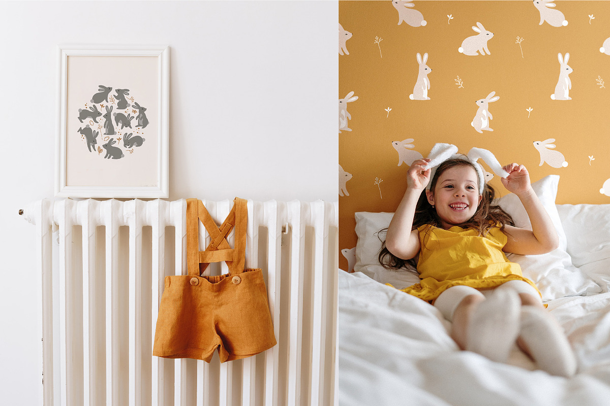 Easter Rabbits Collection, a Pattern Graphic by Briddy (Photo 4 of 8)