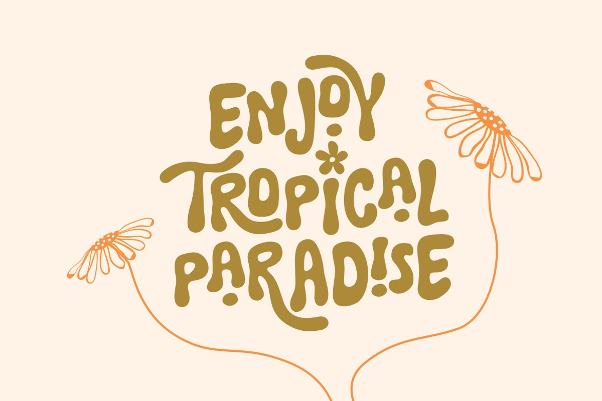 Tropi Land, a Handwritten Font by HansCo Studio (Photo 2 of 9)