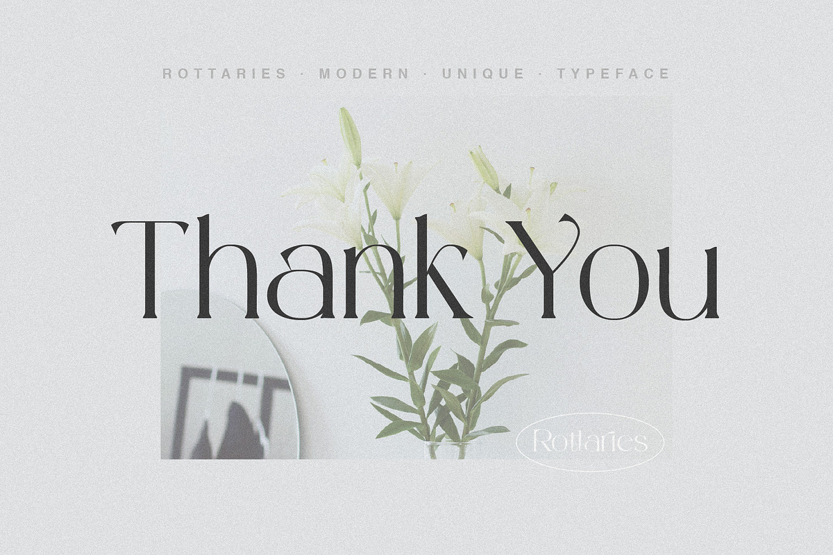 Rottaries - Modern Unique Typeface, a Serif Font by BrandSemut (Photo 10 of 10)