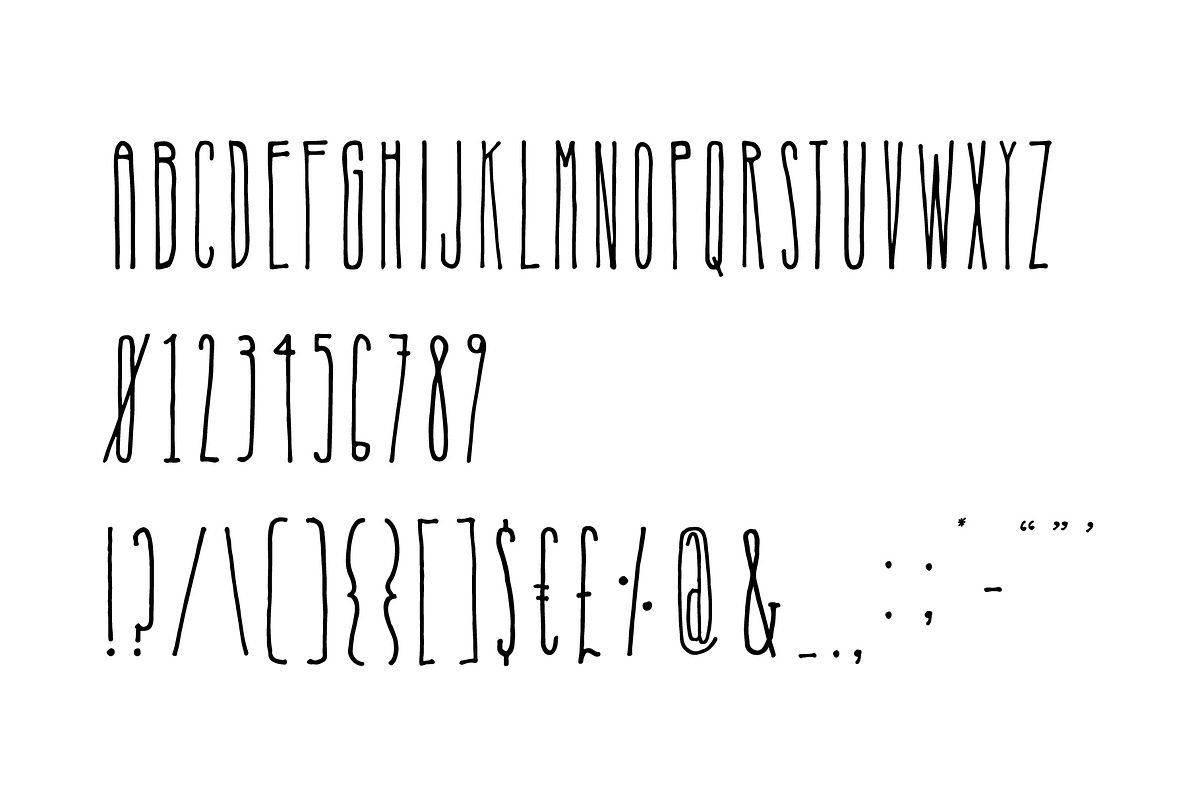 Nosferatu Display Font preview 6