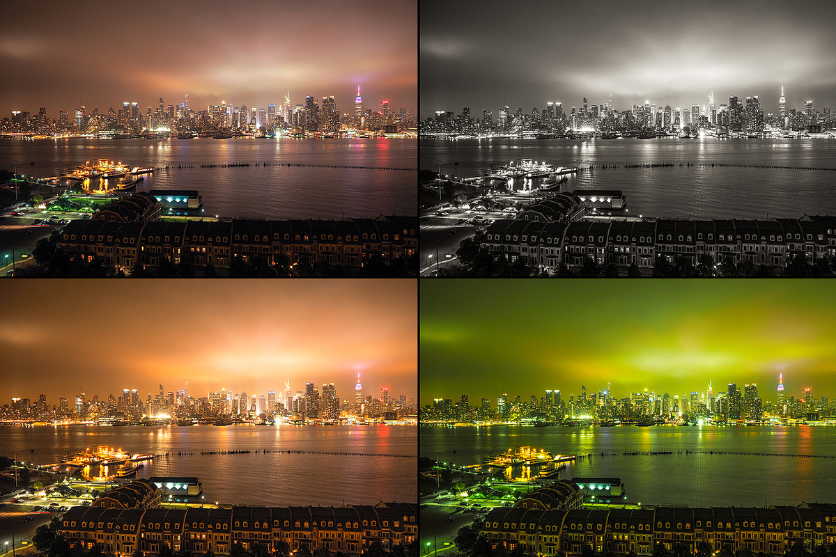 Manhattan at night from NJ / 33pics, a Graphic by tydla (Photo 2 of 9)