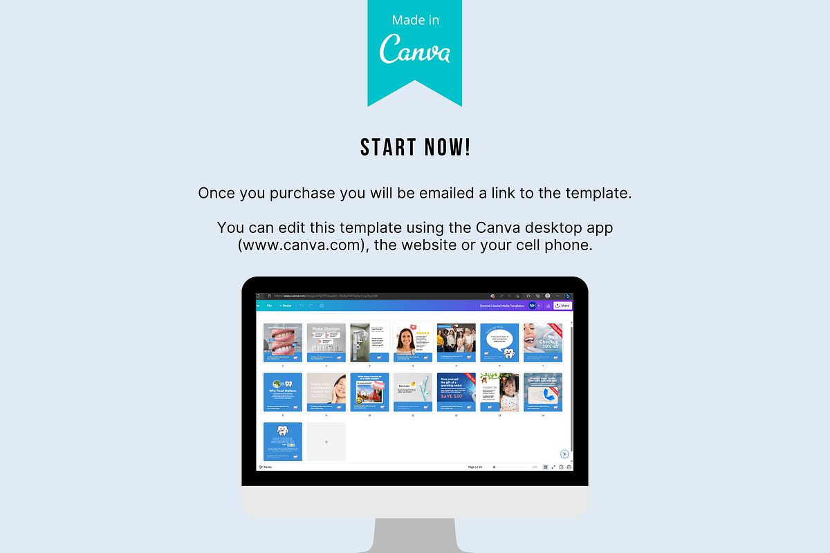 Dentist Social Media, a Social Media Template by Sincerely Media (Photo 9 of 9)