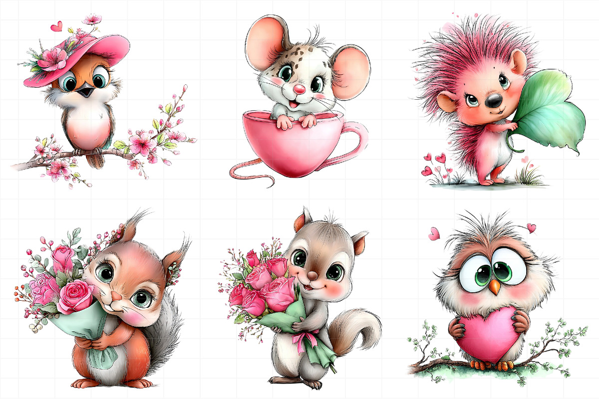 Woodland Romance Clipart, an Illustration by Daily.Designs (Photo 6 of 8)