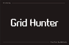 Grid Hunter Pixel Font