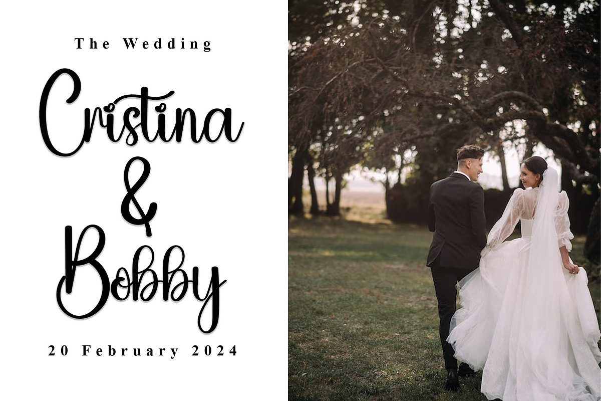 Wedding Garden, a Handwritten Font by InermediaSTUDIO (Photo 6 of 7)