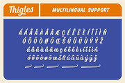 Thigles, a Script Font by Abbasy Studio (Thumbnail 5 of 8)