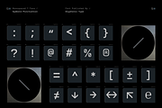 GC Robuto Mono-Futuristic Monospace, a Sans Serif Font by Glyphonic (Thumbnail 5 of 16)