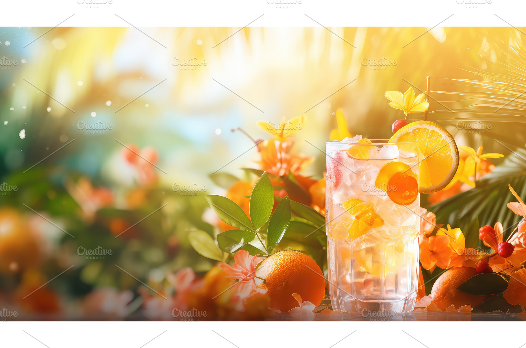 oasis tropical tequila drink island, a Food & Drink Photo by pikepicture