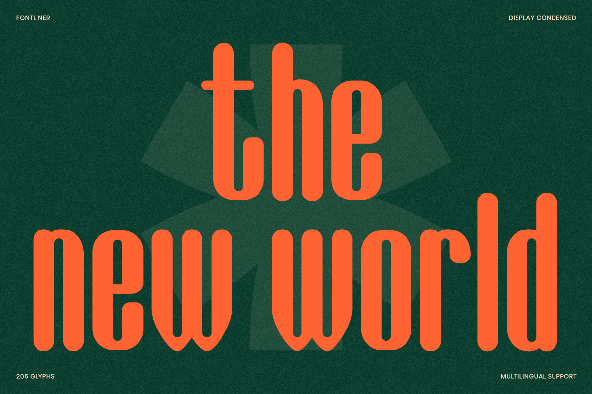 Condensed Round Font - Sencor, a Sans Serif Font by Font Liner (Photo 8 of 10)