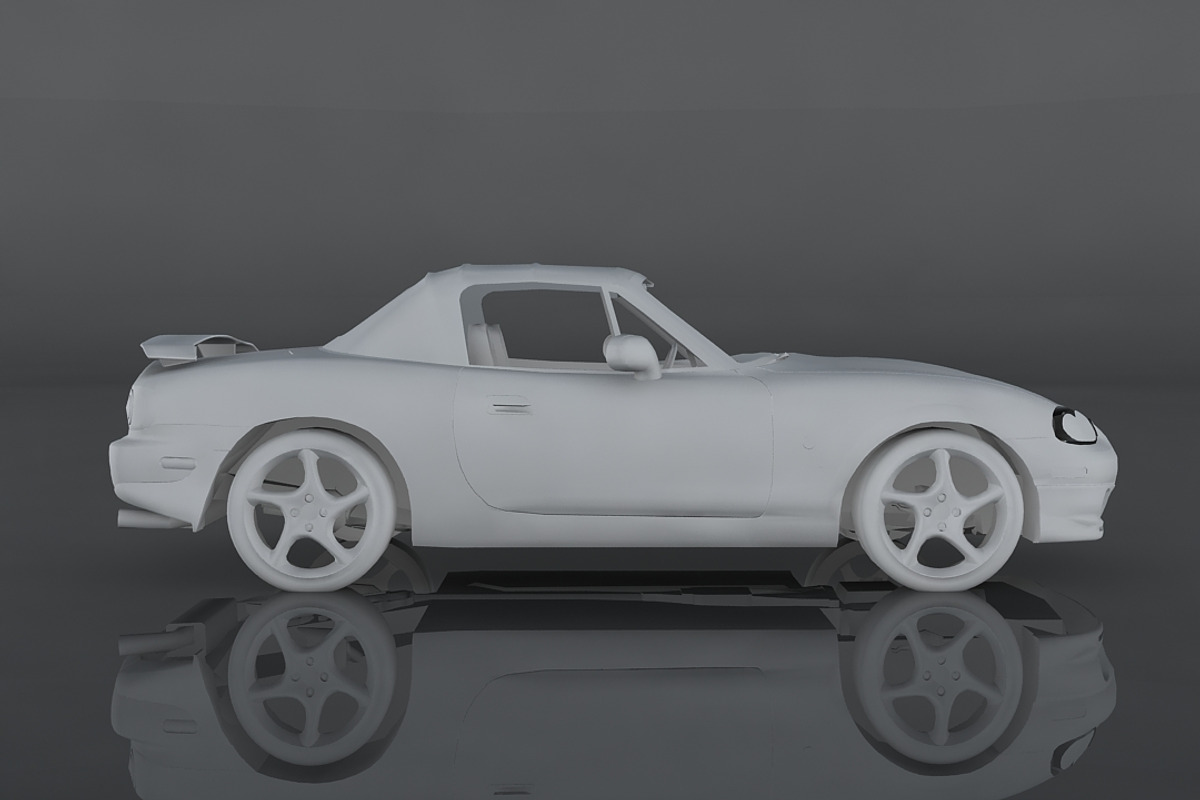 2001 Mazda Roadster Mazdaspeed, a Cars & Vehicle 3D Model by valtriiu (Photo 10 of 12)