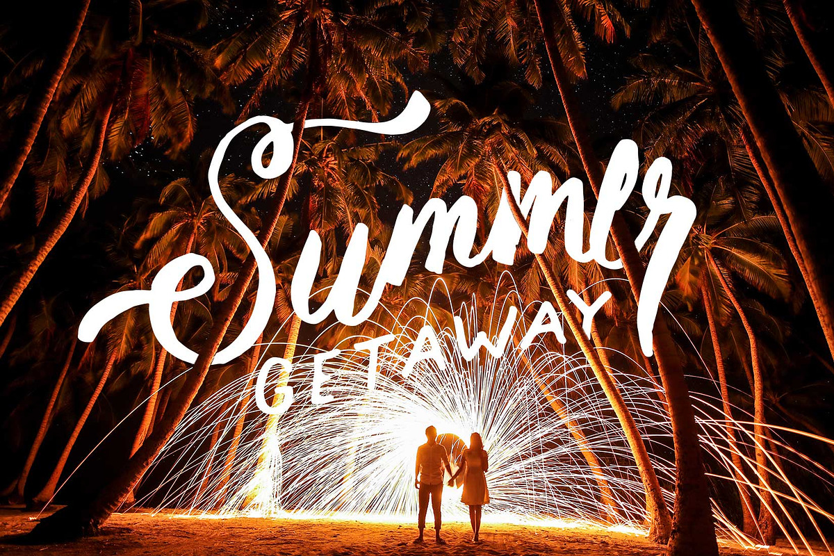Summer Fun Lettering Pack, a Seasonal Illustration by JoshuaRed Design (Photo 6 of 6)