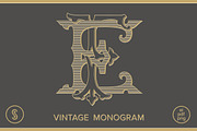 EF Monogram FE Monogram, a Branding & Logo Template by Shuler Studio (Thumbnail 1 of 6)