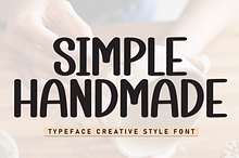 Simple Handmade | Script Font
