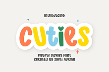 Cuties - Playful Display Font