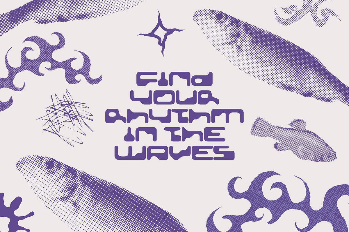 Cyberwave 2000 - Digital Y2K Font, a Sans Serif Font by HipFonts (Photo 8 of 10)