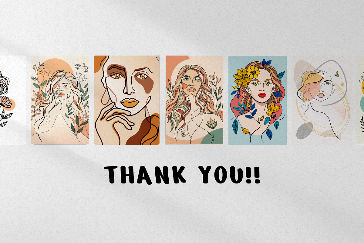 Empowered Women Wall Art, a Wallpaper Graphic by Helospace (Photo 10 of 10)