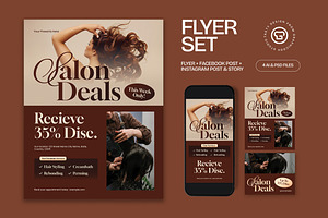 Salon Deals Flyer, a Flyer Template by graphicook