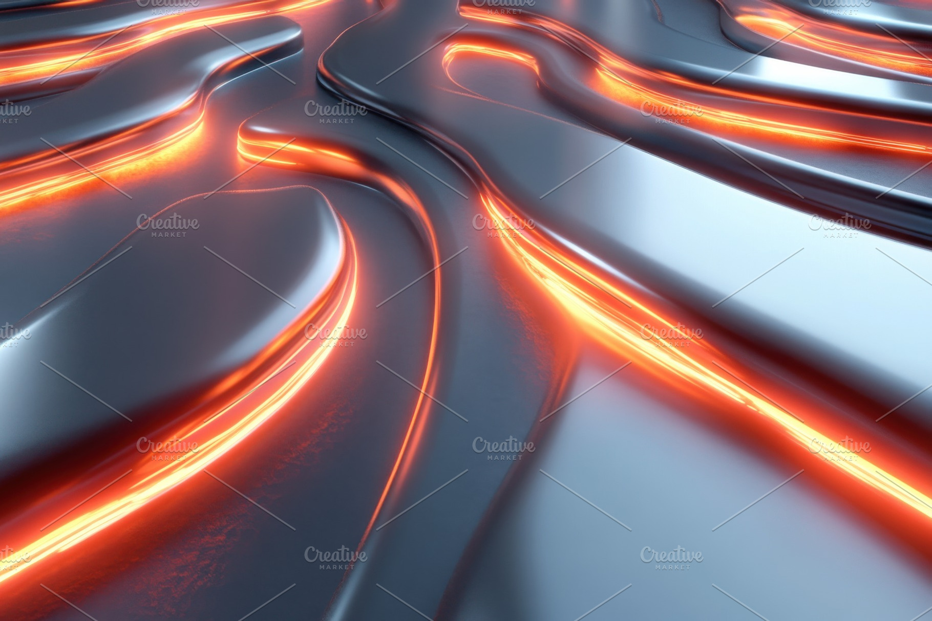 Glowing light streams on futuristic, a Photo by Iftikhar Alam