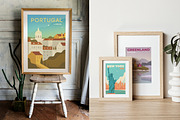 Travel Posters. Mega Bundle., a Decorative Illustration by Red Monkey (Thumbnail 15 of 20)