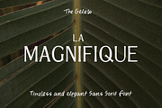 LA MAGNIFIQUE | Timeless Elegant San, a Sans Serif Font by The Gelato Type (Thumbnail 1 of 23)
