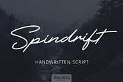 Spindrift Handwriting Script 4 Fonts, a Script Font by Nathan Brown (Thumbnail 1 of 9)