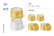 Cosmetic jar mockups bundle, a Packaging Mockup by Smarty Mockups (Thumbnail 16 of 28)
