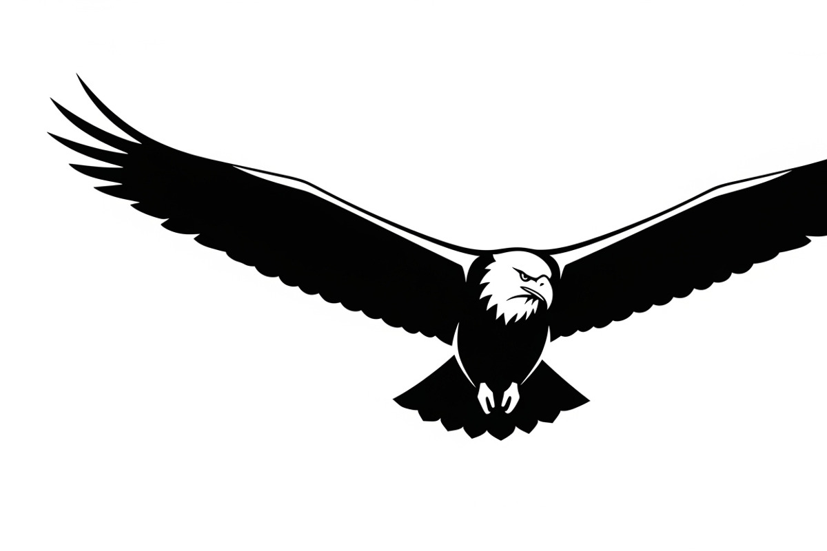 Powerful eagle flying wall art, an Illustration by Amazin_art (Photo 15 of 26)