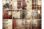 Distressed Christmas Plaids, a Decorative Illustration by rileyBgraphics (Thumbnail 2 of 6)