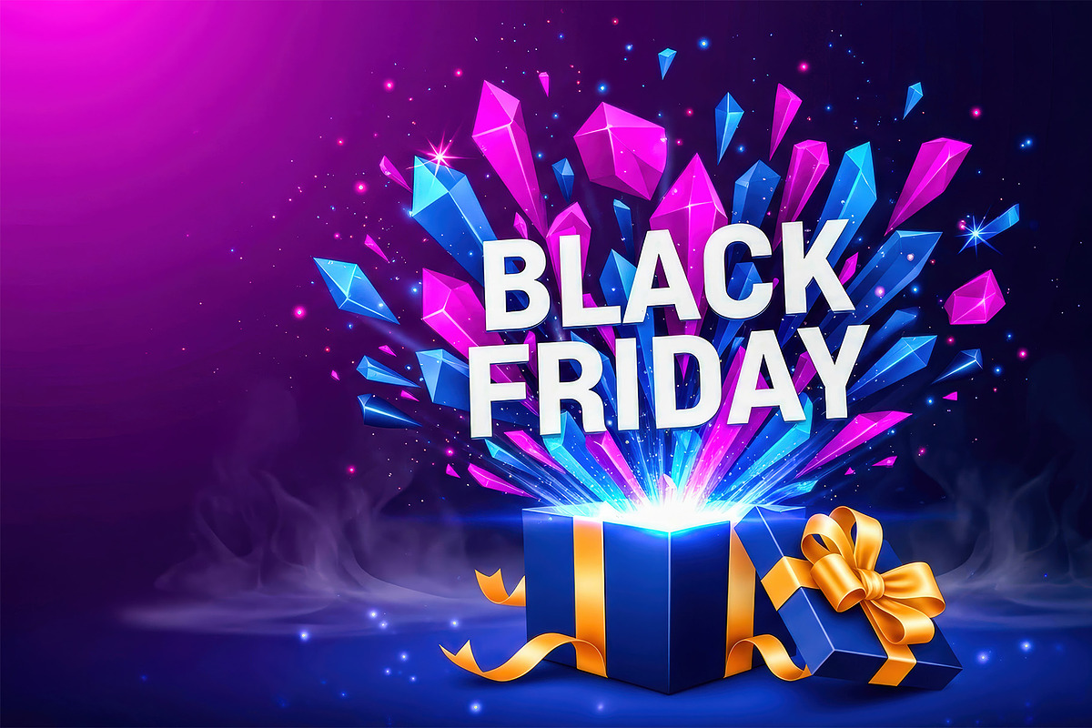 Magical Black Friday Sale Banners, a Finance Illustration by StockVerse Creative (Photo 2 of 4)