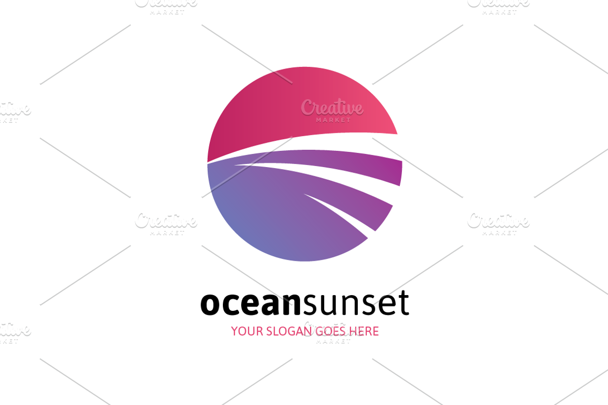 Ocean Sunset Logo, a Branding & Logo Template by MLJ studios (Photo 1 of 3)