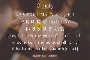 Qimaky _ Elegant Font Beauty