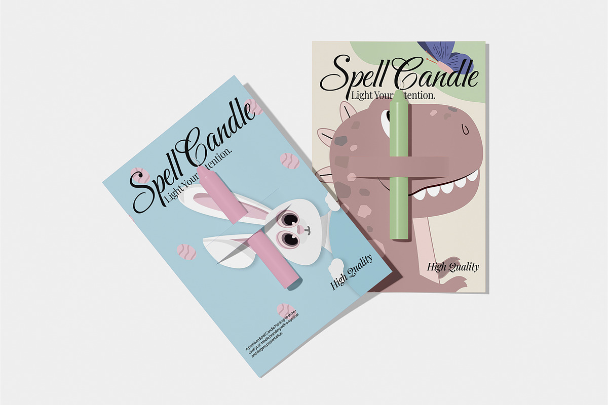Spell Candle Mockup, a Packaging Mockup by Permadi Creative (Photo 5 of 5)