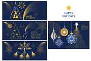 Christmas Cards & Patterns, a Seasonal Illustration by lenlis (Thumbnail 2 of 12)