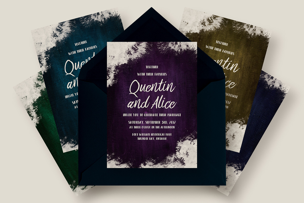 Chic, Modern, Bold & Colourful Suite, an Invitation Template by Knotted Design (Photo 7 of 11)